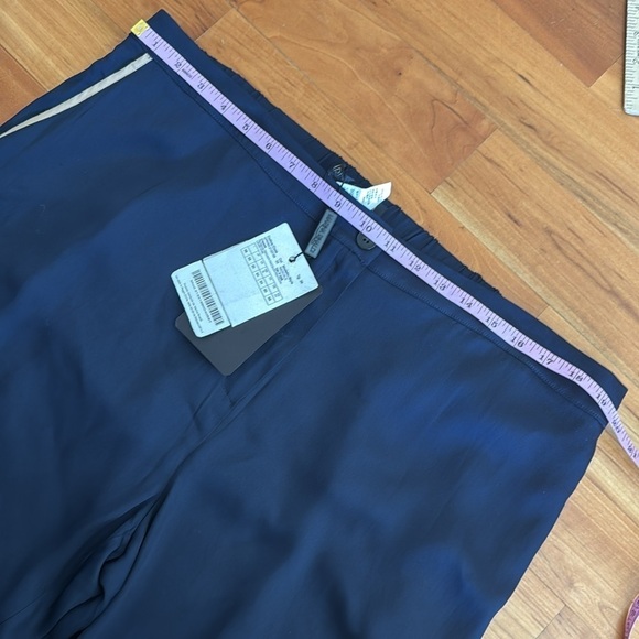 Marina Rinaldi Luxury Wide Leg Designer pants NWT NEW navy blue sz 20 - Picture 6 of 10